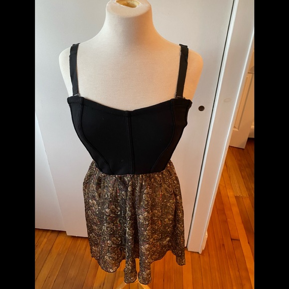 Free People black and multicolor Dress M - Picture 2 of 10